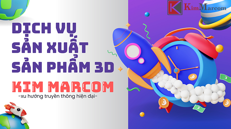 Dịch vụ quay dựng sản phẩm 3D - Kim Marcom